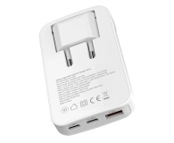 Mobile Origin 65W GaN III Slim Charger dual USB-C single USB-A white - 1275918 - zdjęcie 4